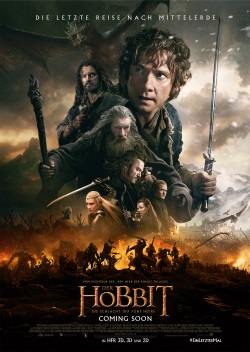 Das Plakat von "Der Hobbit: Die Schlacht der fünf Heere" (©2014 METRO-GOLDWYN-MAYER PICTURES INC. AND WARNER BROS. ENTERTAINMENT INC. ALL RIGHTS RESERVED)