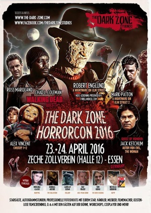 Das offizielle Plakat zur "The Dark Zone Horrorcon" (© The Dark Zone)