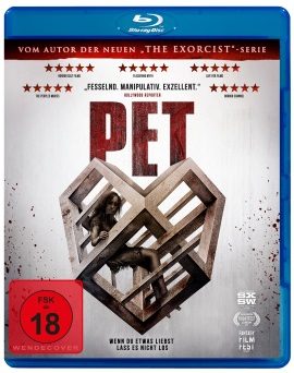 Das Blu-ray-Cover von "Pet" (© Pandastorm Pictures)