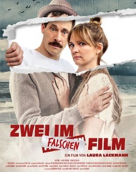 Das Hauptplakat von "Zwei im falschen Film" (© 2018 Farbfilm Verleih)