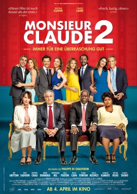 Das Hauptplakat von "Monsieur Claude 2" (© Neue Visionen Filmverleih)