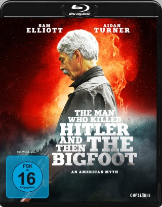 Das Blu-ray-Cover von "The Man Who Killed Hitler and then the Bigfoot" (© Capelight Pictures)