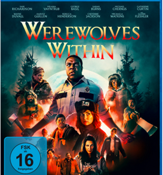 Das Blu-ray-Cover von "Werewolves Within" (© EuroVideo)