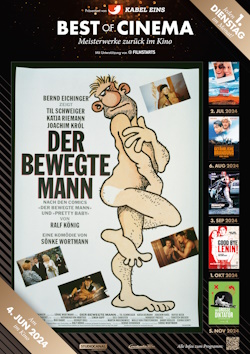 Das "Best of Cinema"-Plakat zu "Der bewegte Mann" (© Best of Cinema, 2024)