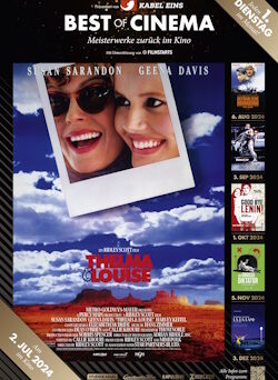 Das "Best of Cinema"-Plakat zu "Thelma & Louise" (© Best of Cinema, 2024)