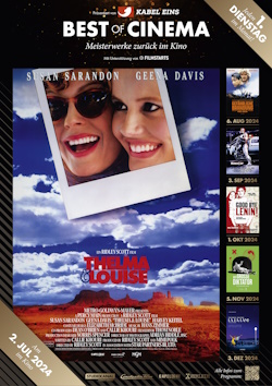 Das "Best of Cinema"-Plakat zu "Thelma & Louise" (© Best of Cinema, 2024)
