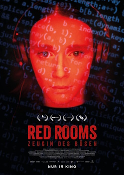 Das Plakat von "Red Rooms" (© 24 Bilder, 2024)